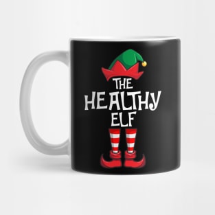 Healthy Elf Matching Family Christmas Mug